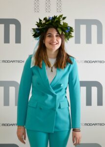 La studentessa diplomatasi al Modartech Giuditta Rossi