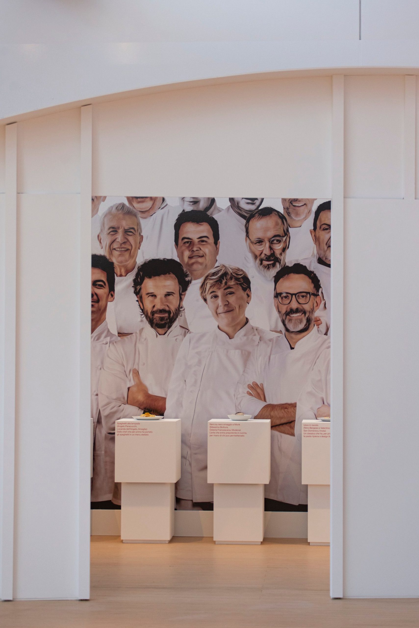 la parete degli chef