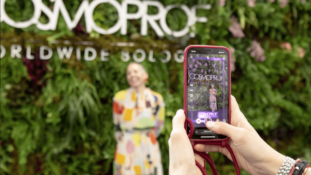 Un'immagine da Cosmoprof 2022 presente sul sito della fiera