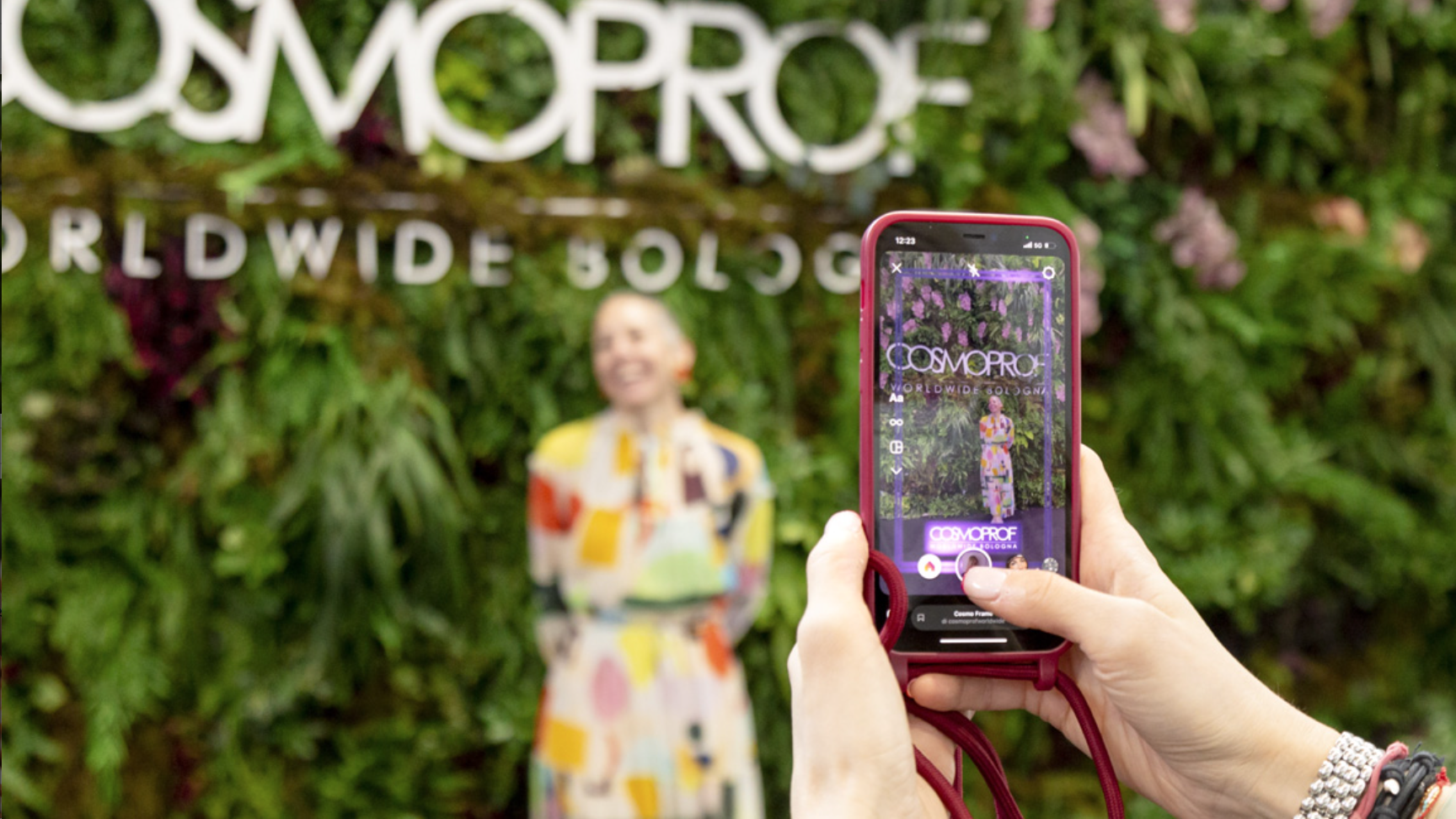 Un'immagine da Cosmoprof 2022 presente sul sito della fiera