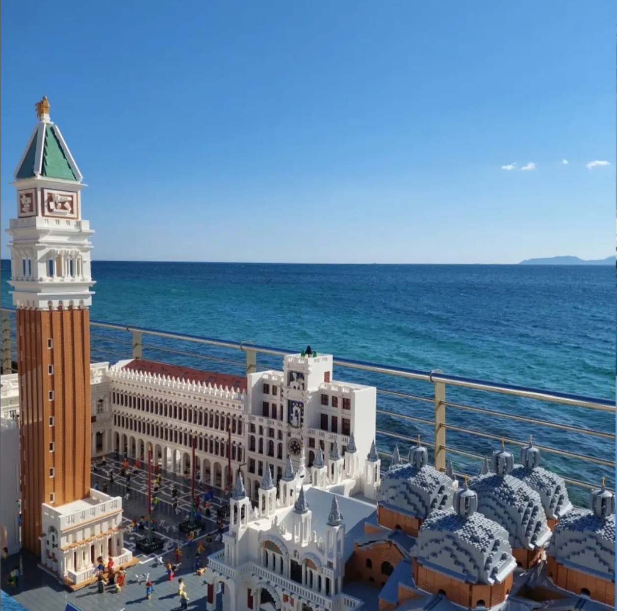 Il diorama di Piazza San Marco (foto: profilo Instagram di Maurizio Lampis)