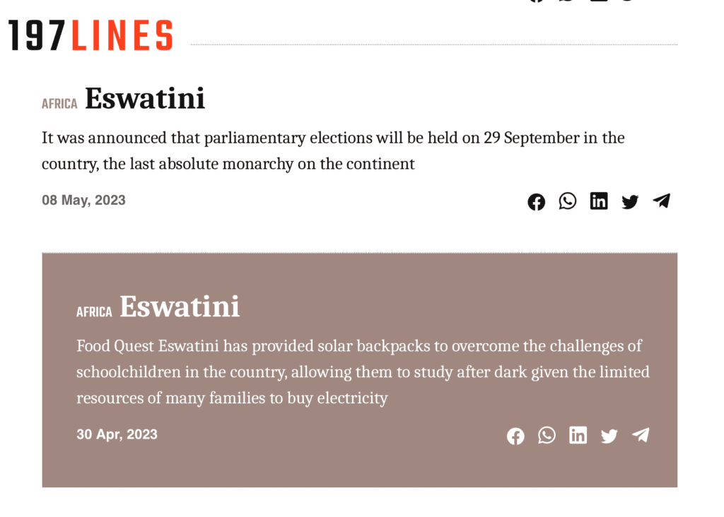 Eswatini su 197lines