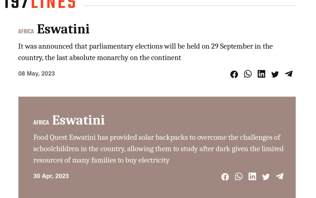 Il mondo intero raccontato dall’Italia