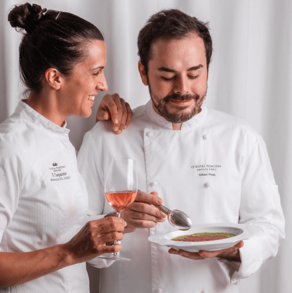 Oliver Piras e Alessandra Del Favero - ph. dalla pagina Instagram ilcarpaccioparis