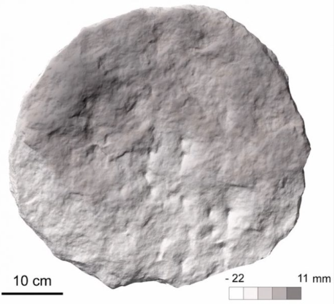 Modello digitale della mappa celeste su pietraa trovata in Carso - Crediti: Bernardini et al., Documenta Praehistorica, 2022
