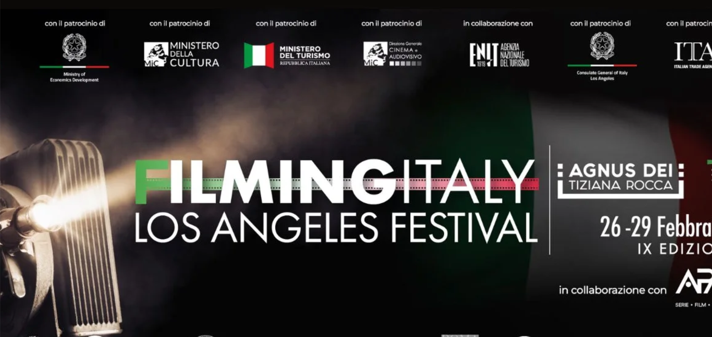 Filming Italy Los Angeles Festival - immagine dal sito ufficiale