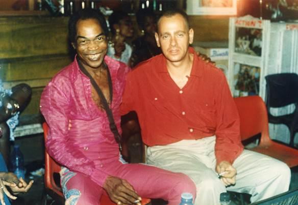 Fela Kuti e Michele Avantario -ph. ufficio stampa