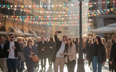 Presenze turistiche in aumento in Italia nel quarto trimestre, 2024 nuovo anno record