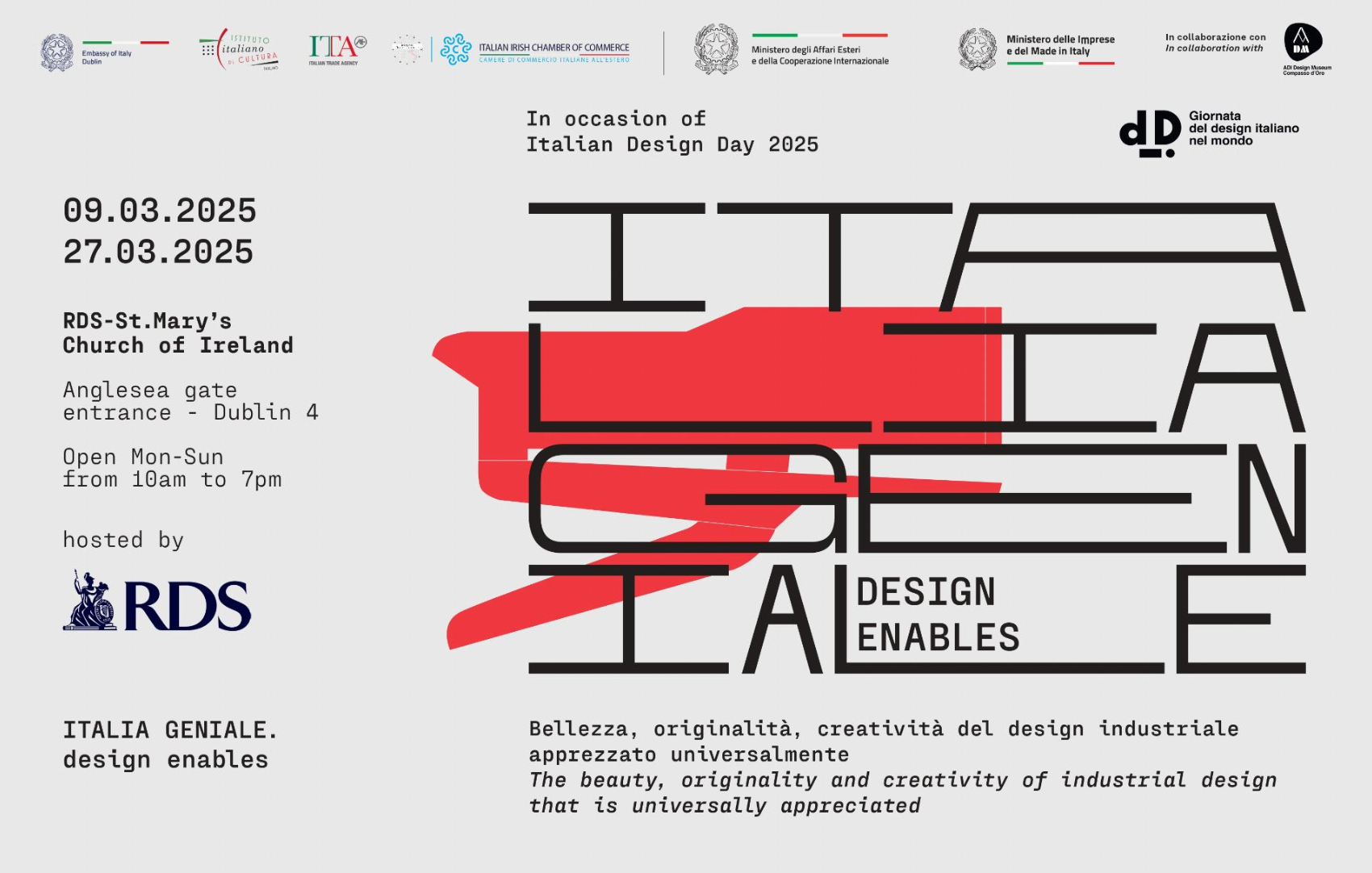 Dublino Design Locandina Dublino Design Locandina