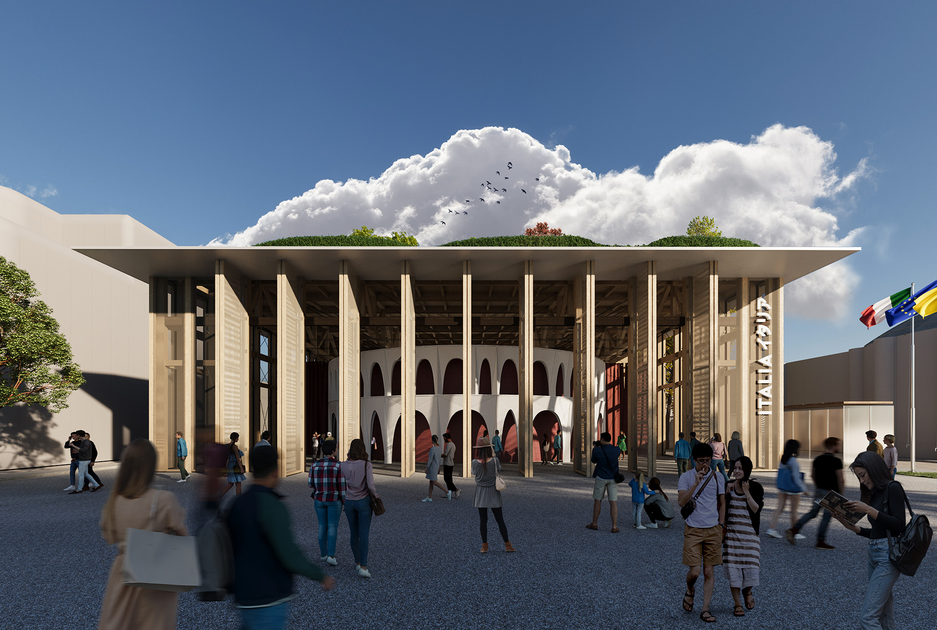 il-padiglione-italia-a-expo-osaka-2025-render-courtesy-mario-cucinella-architects padiglione Italia